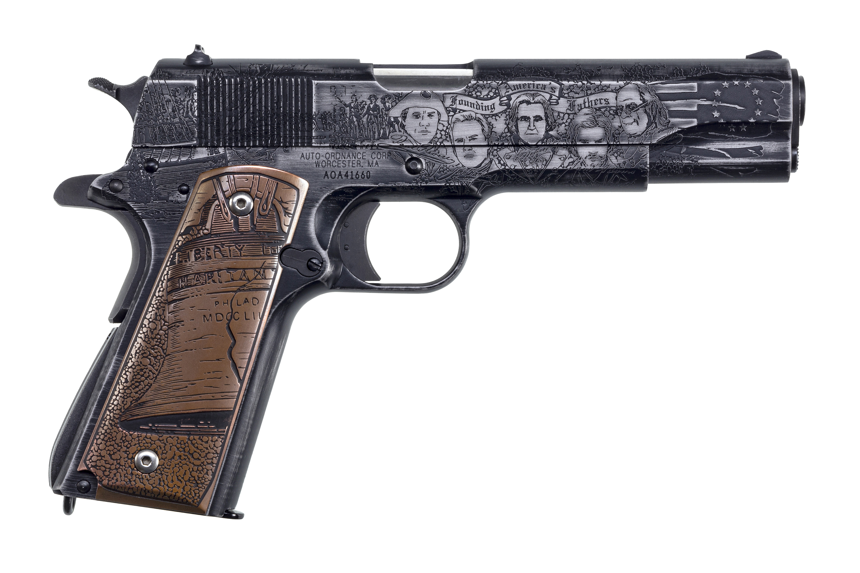 Auto-Ordnance - Thompson 1911 Revolution Edition 45 ACP Semi-Auto Pistol -  Lipseys.com