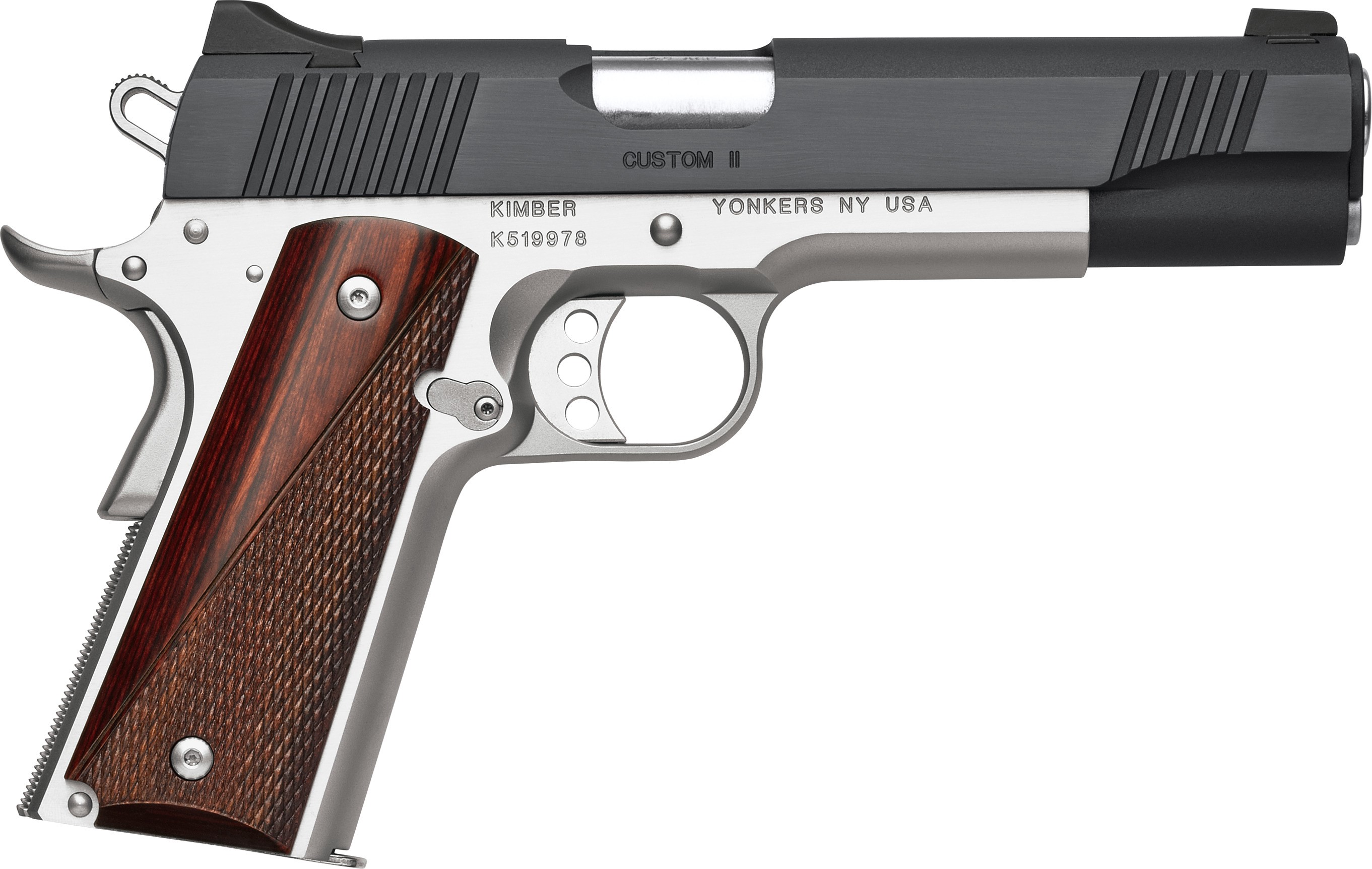 Kimber Custom Ii Two-tone 45acp 5in. - Semi Auto Pistols At Gunbroker 