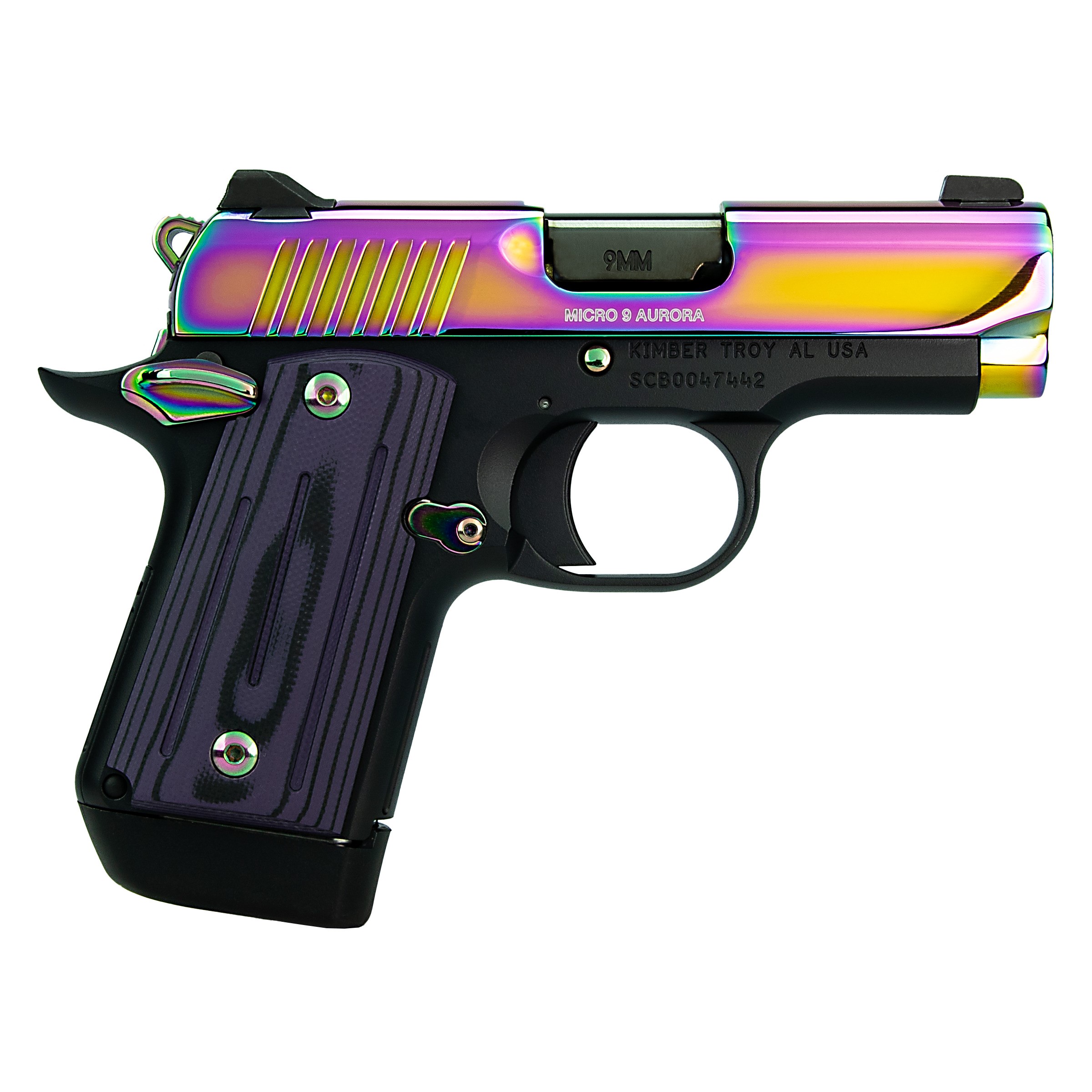 KIMBER MICRO 9MM 3.15in. AURORA Semi Auto Pistols at