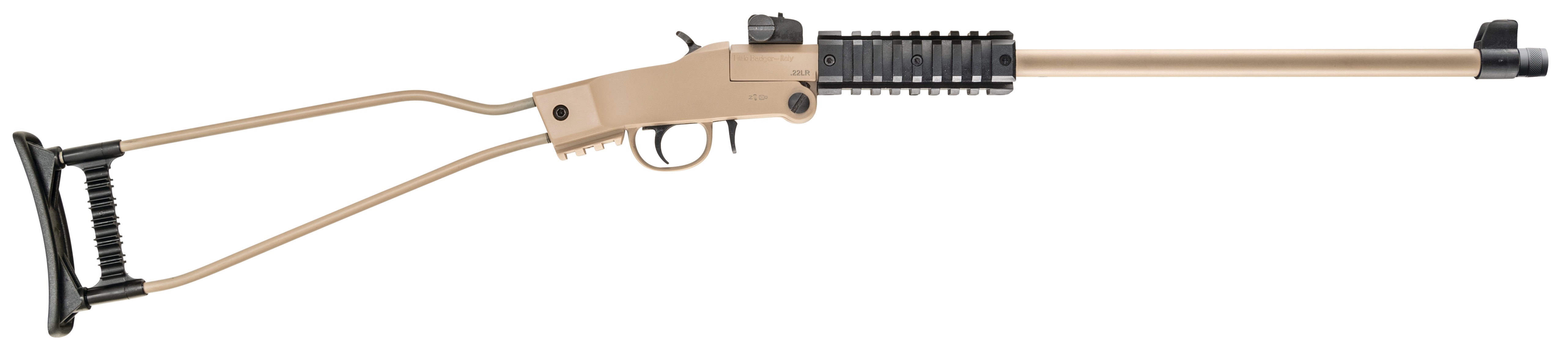 Chiappa 500.255 Little Badger 22 LR 16.5" Desert Sand Cerakote Rifle-img-0
