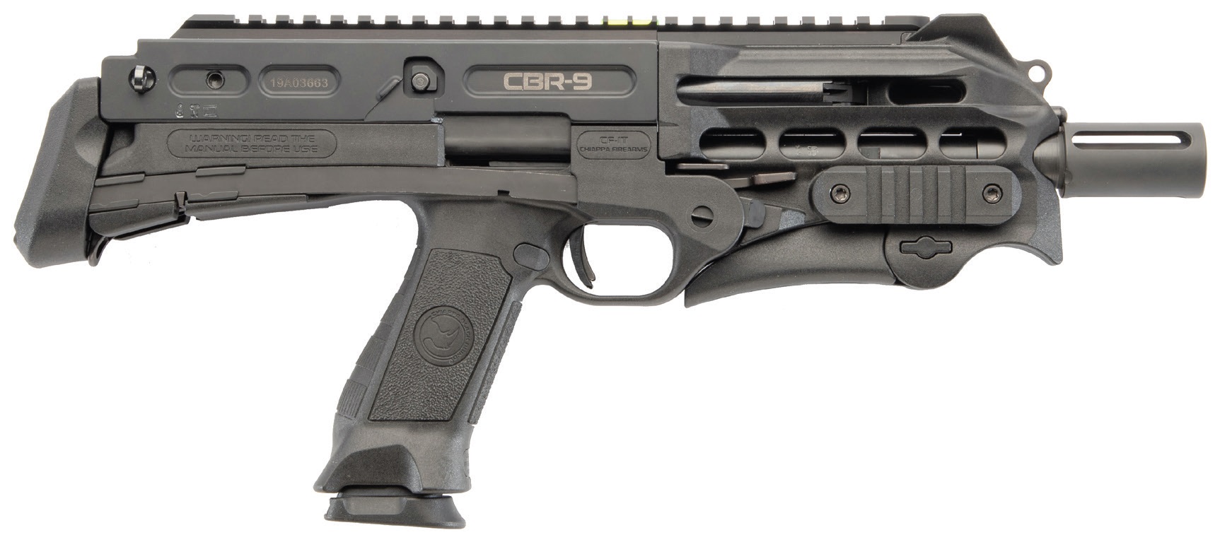 Chiappa Firearms CBR 9 Black Rhino 9mm Semi Auto Pistol Lipseys