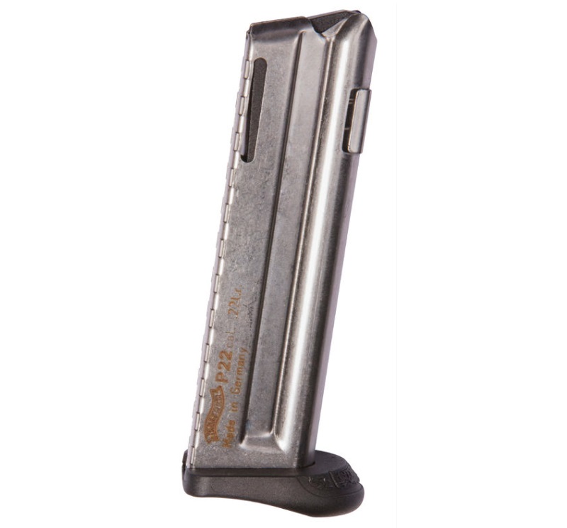 WALTHER ARMS MAGAZINE P22 10RD W/FINGERREST-img-1