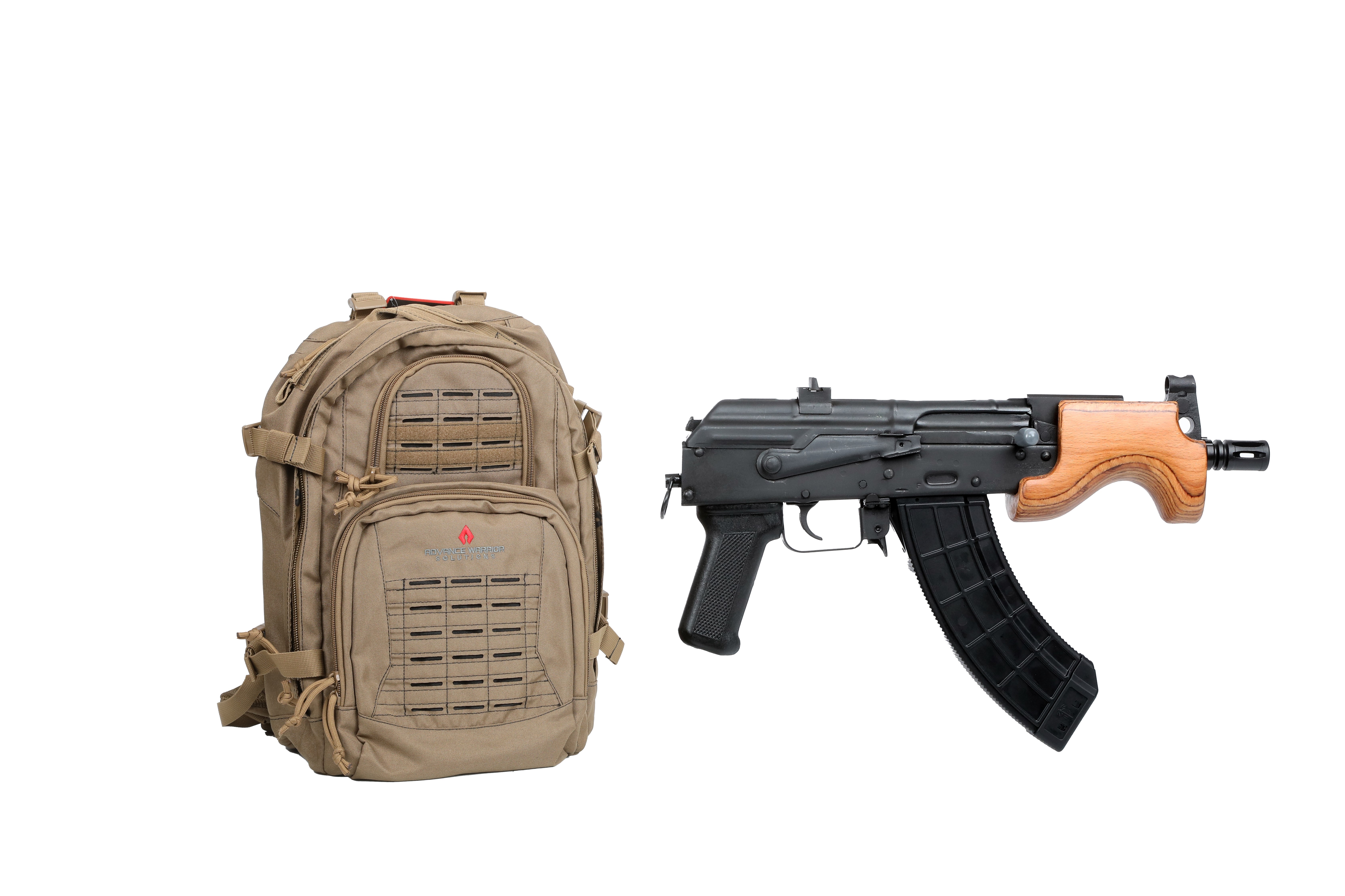 Century Arms Micro Draco 7.62x39 Tan Backpack 4 Mags HG2797BPD-N-img-0