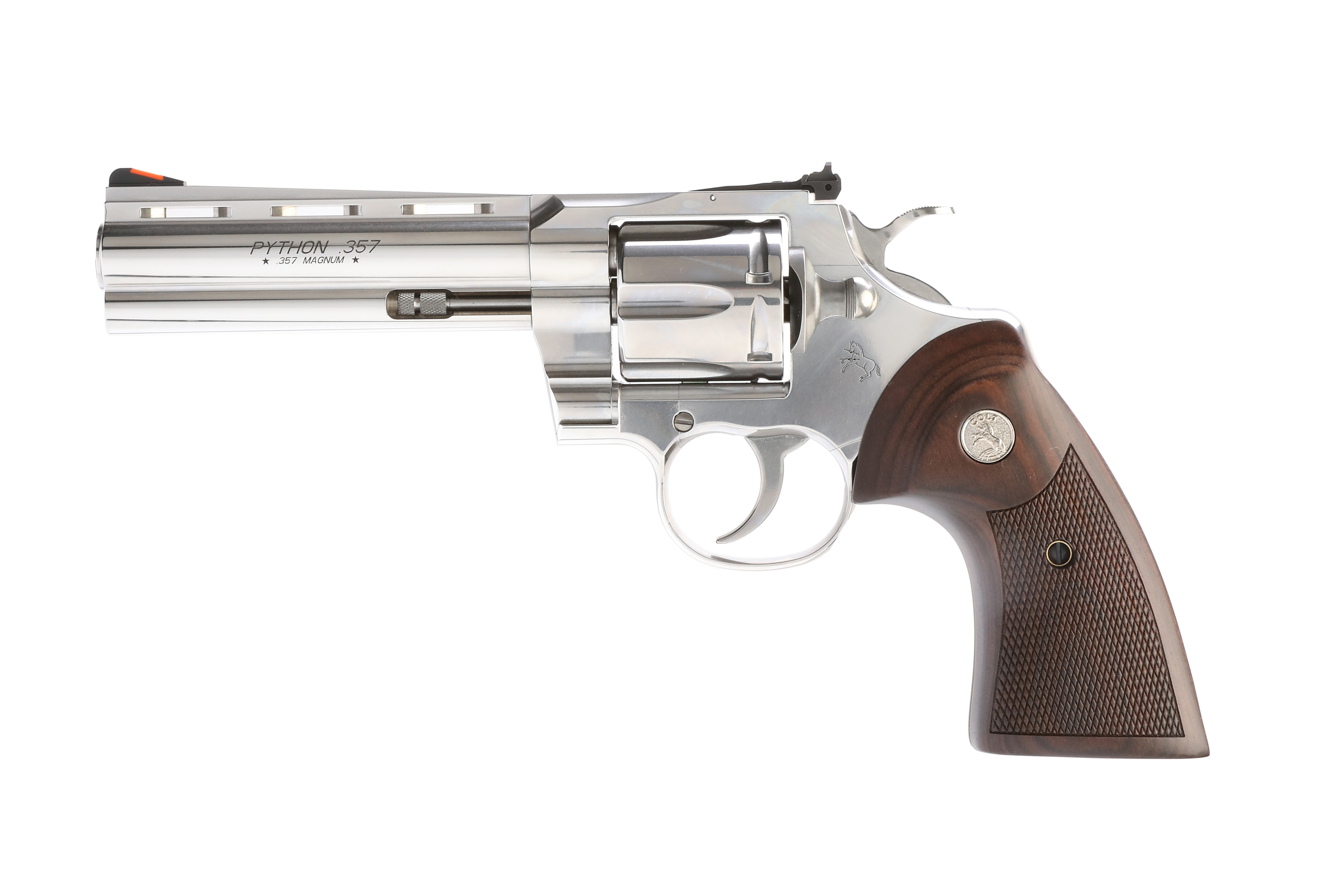 COLT PYTHON 357MAG SS 5in. 6RD AS - Revolvers at GunBroker.com : 1080497392