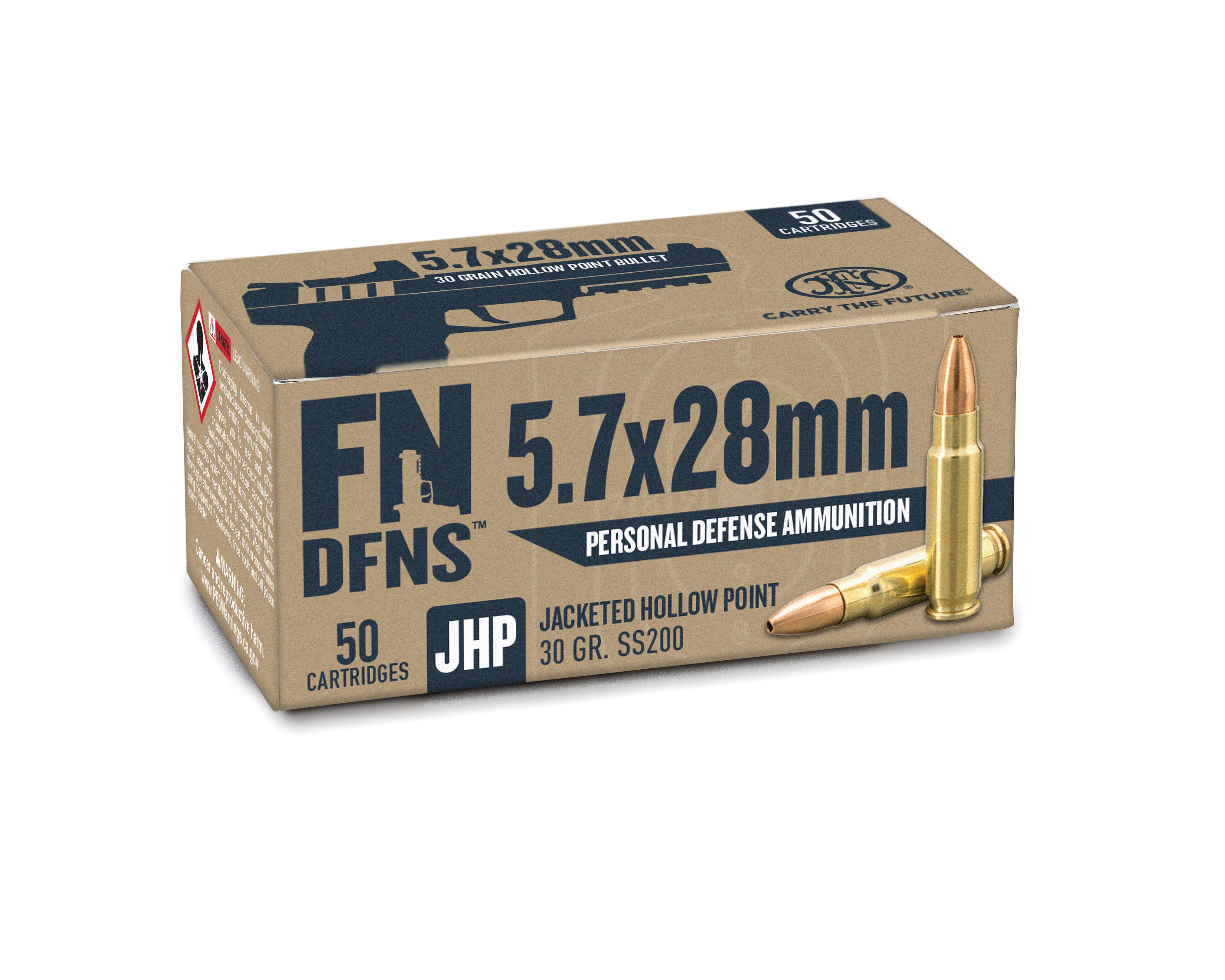 FN 10700029 Five-Seven Ammo 5.7 x 28mm 10 boxes of 50rds SS200 - Other ...