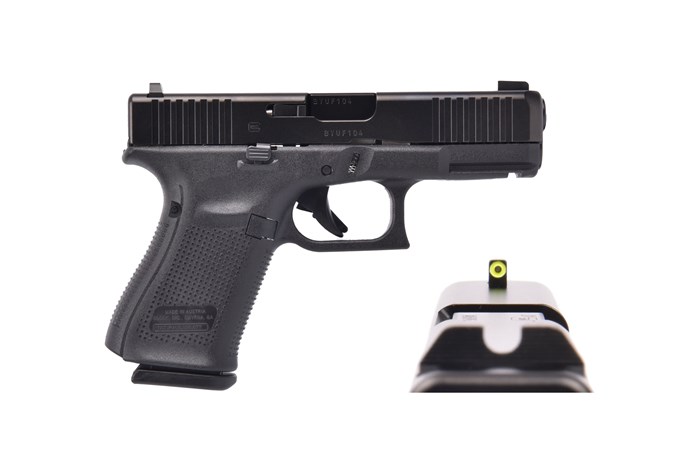 GLOCK 17 Gen5 9mm Semi-Auto Pistol with Front Serrations