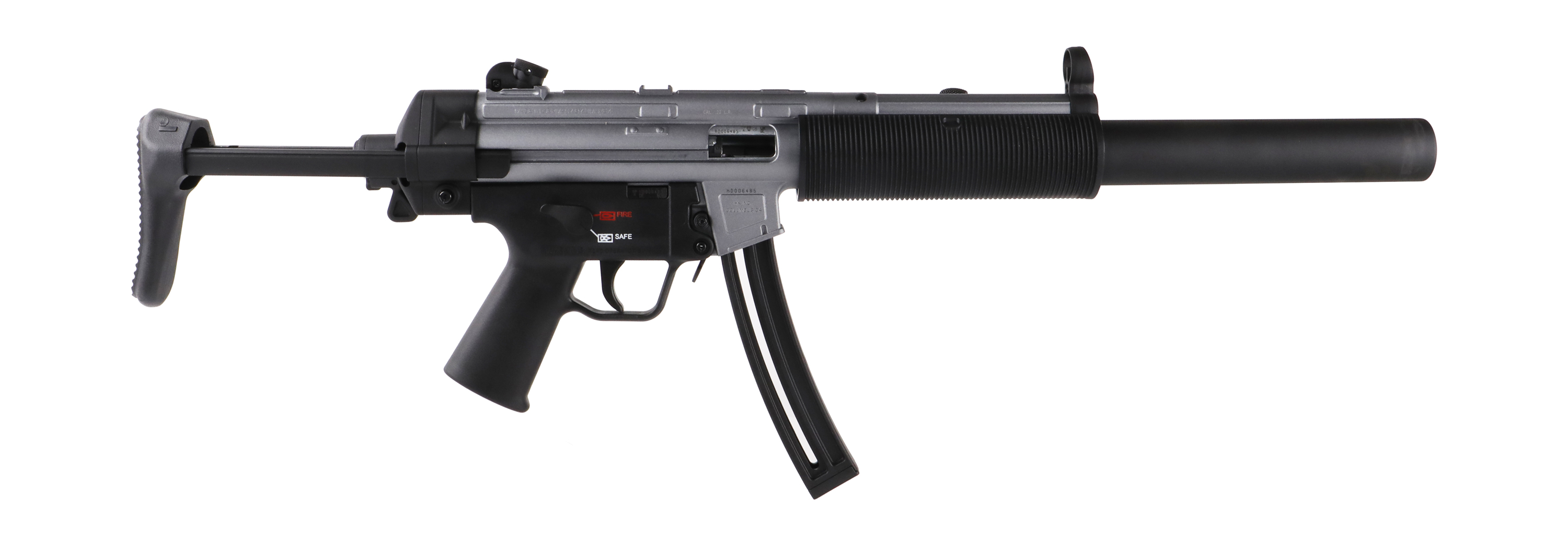 HECKLER AND KOCH (HK USA) MP5 RIFLE 22LR GREY 25RD #-img-1