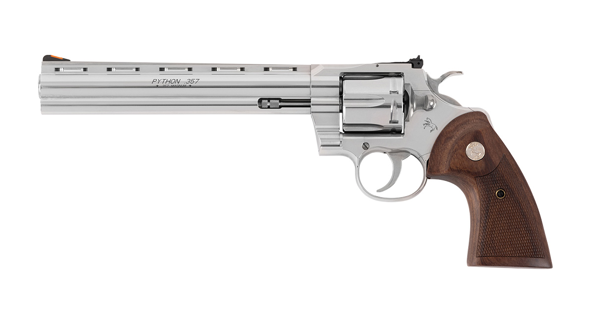 COLT PYTHON 357MAG SS 8in. 6RD AS - Revolvers at GunBroker.com : 1079289676