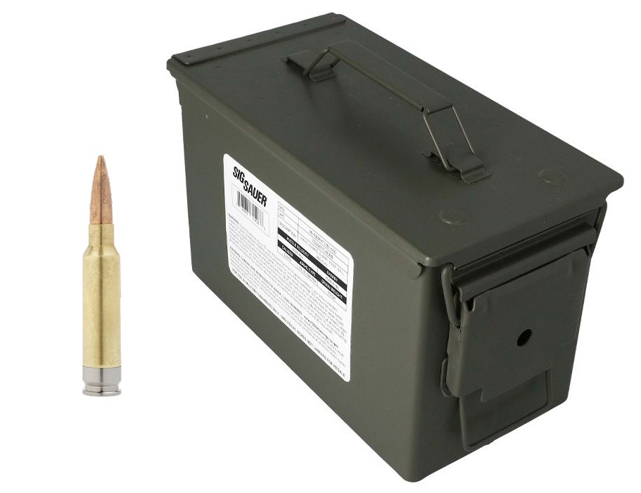 Sig sauer ammo 6 8x51 hybrid ball 460rd rifle ammunition at gunbroker