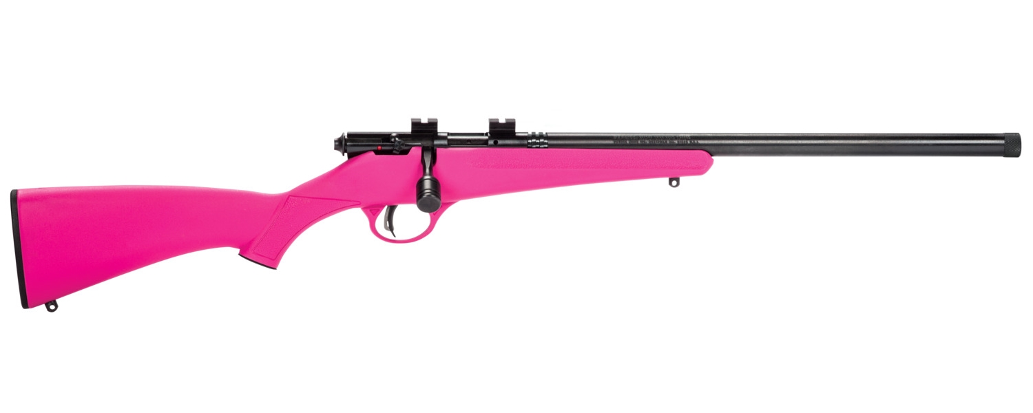SAVAGE ARMS RASCAL 22LR CPT HEAVY BBL PINK-img-1